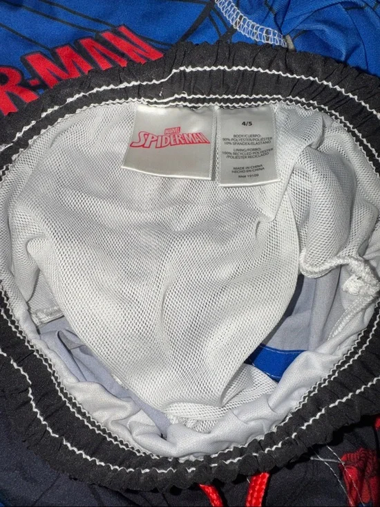 Spider-Man Blue & Red Rash Guard Set - Picture 5 of 5